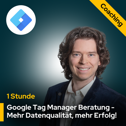 Google Tag Manager - 1 Stunde Onlineberatung